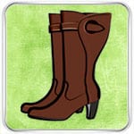 Гадание на Рождество на сапогах