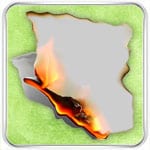 Гадание на Рождество по тени от сгоревшей бумаги.