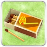 Гадание на Рождество на спичках