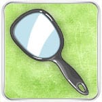 Гадание на Рождество на зеркале